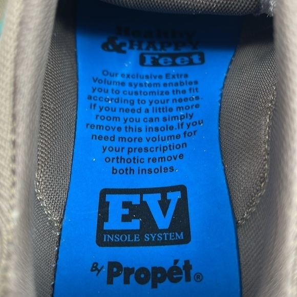 Propet‎ Intrepid Sarah Comfort Support Knit Orthotic Walking Flax Tan 7AA NARROW - Picture 12 of 12